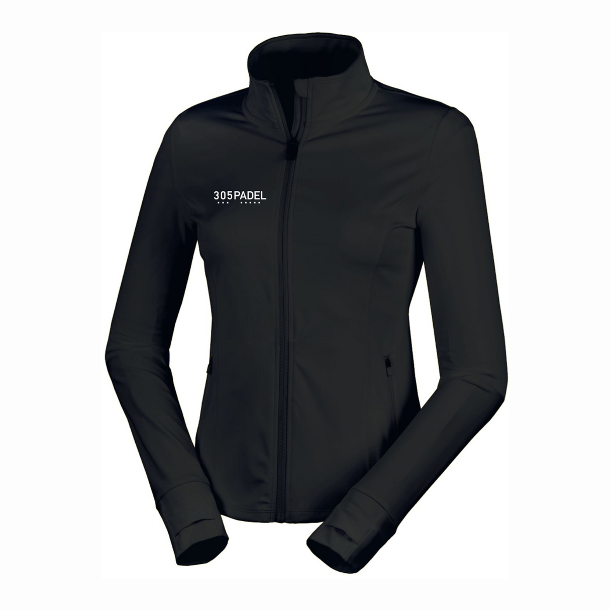 305PADEL Wordmark Performance BOCA Full Zip Womens Top