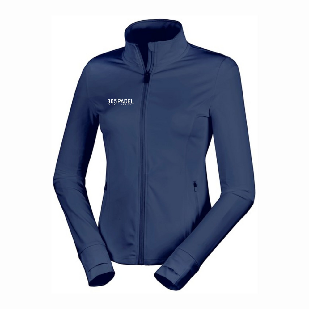 305PADEL Wordmark Performance BOCA Full Zip Womens Top
