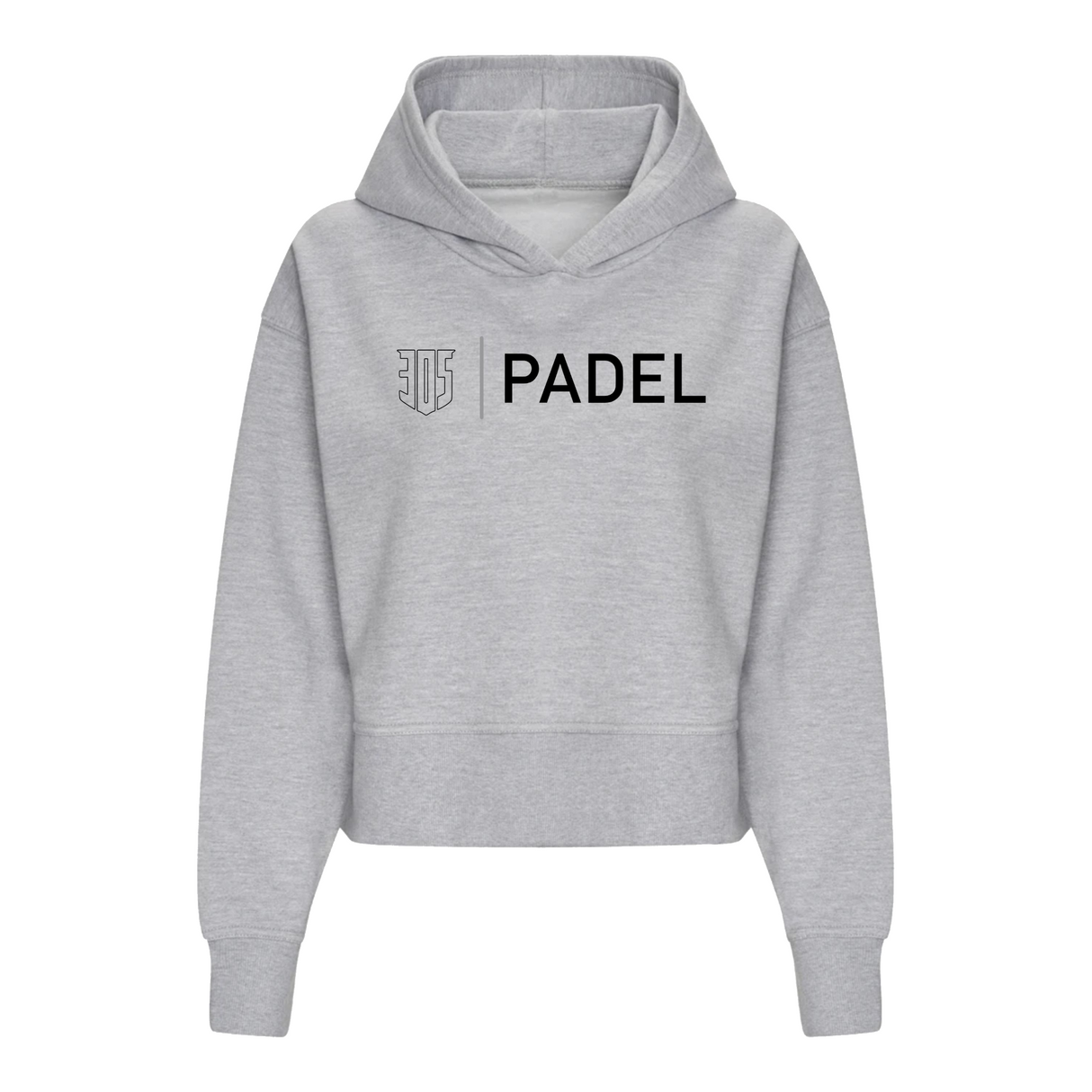305PADEL iD Icon Core Womens Oversized Cropped Hoody