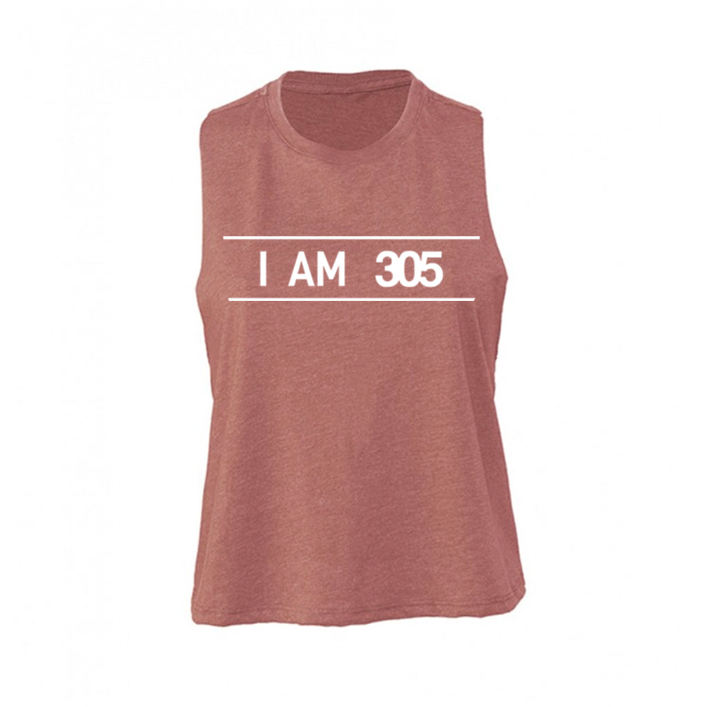 305WEAR I AM 305 Pure Cropped Womens Tank