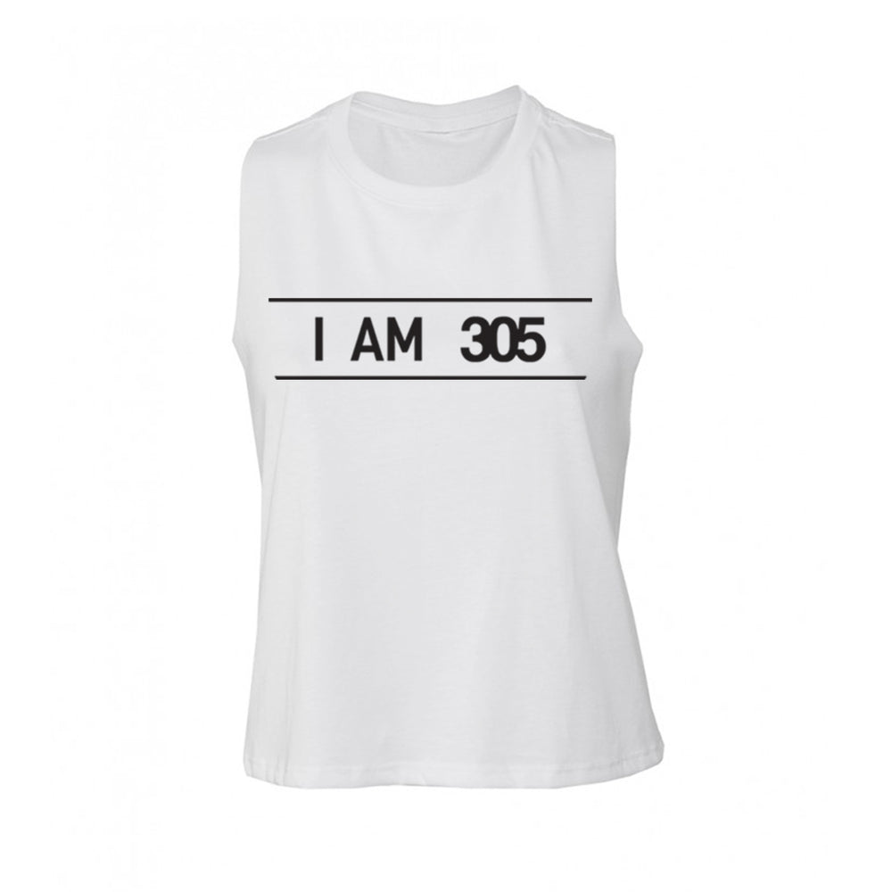 305WEAR I AM 305 Pure Cropped Womens Tank