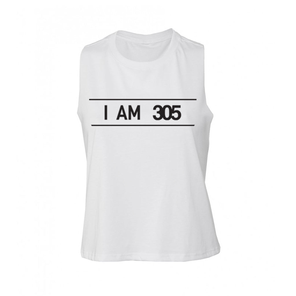 305WEAR I AM 305 Pure Cropped Womens Tank