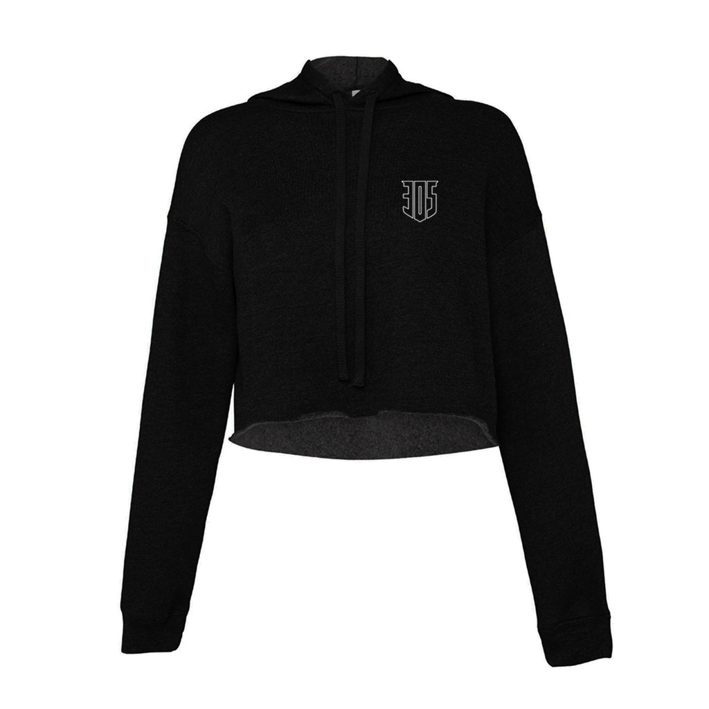 305 Shield Pure Fleece Cropped Womens Hoody