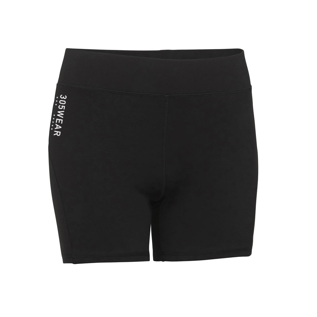 305WEAR Wordmark Action Gym Womens Shorts