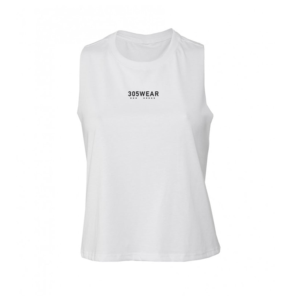 305WEAR Wordmark Pure Cropped Womens Tank