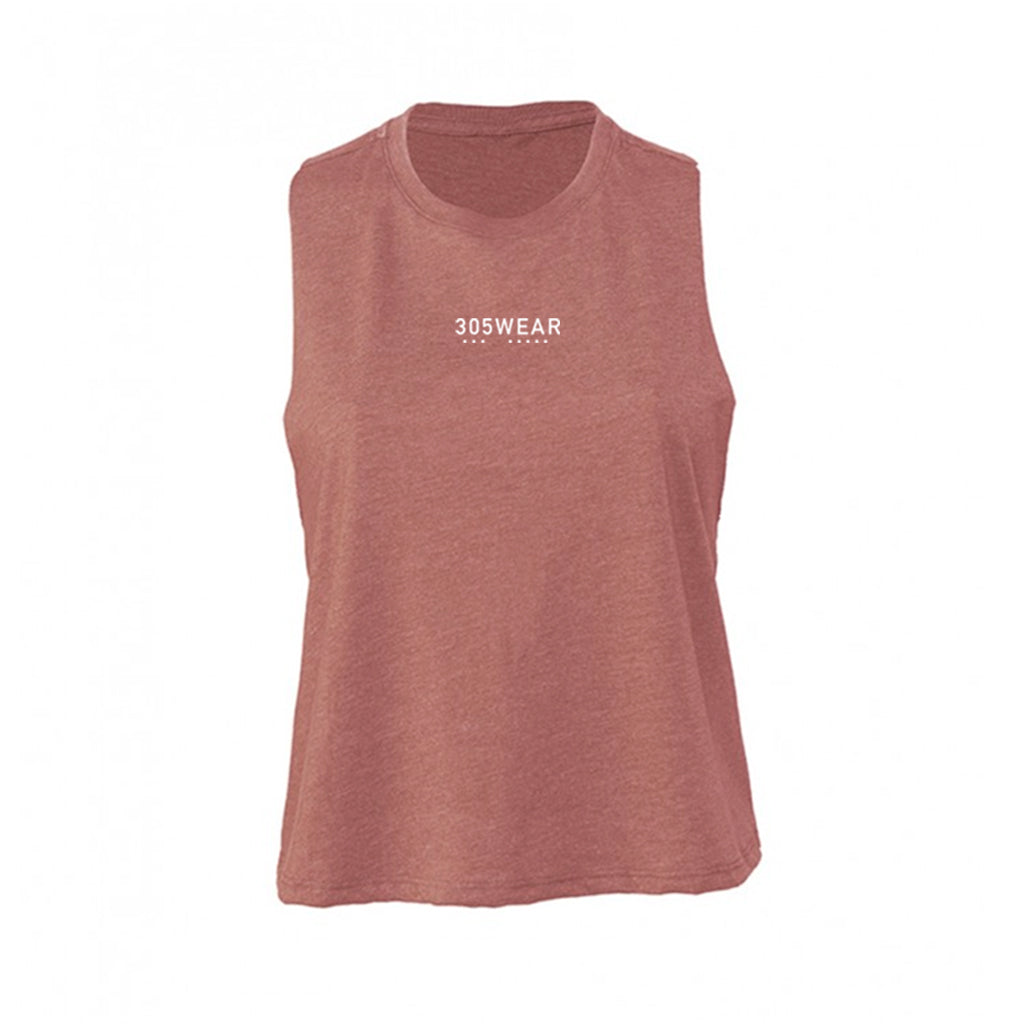 305WEAR Wordmark Pure Cropped Womens Tank