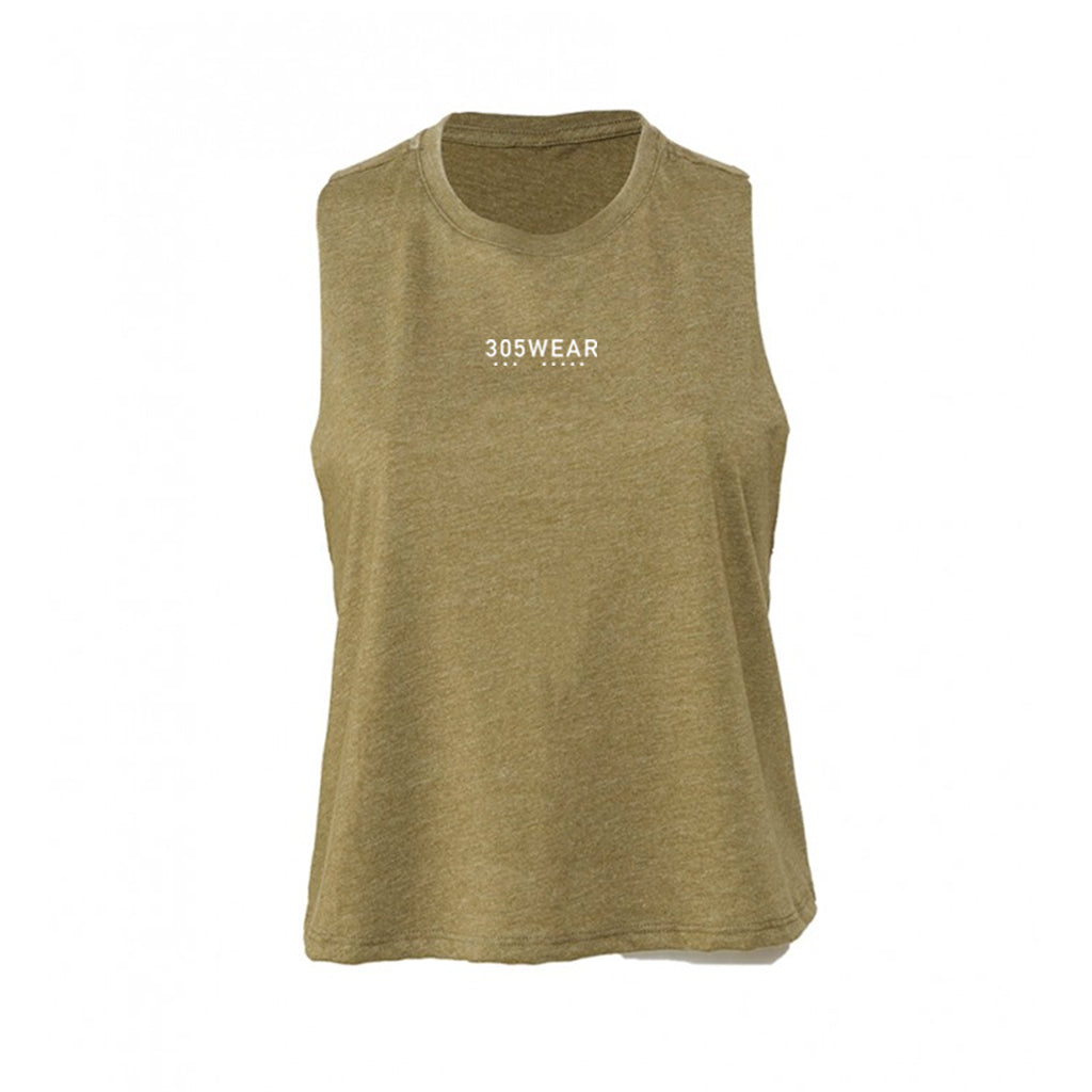 305WEAR Wordmark Pure Cropped Womens Tank