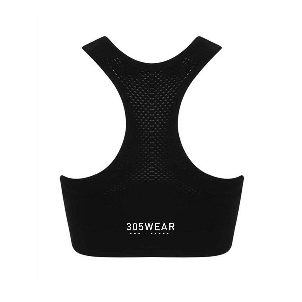 305WEAR Wordmark Fade Seamless Sports Womens Bra