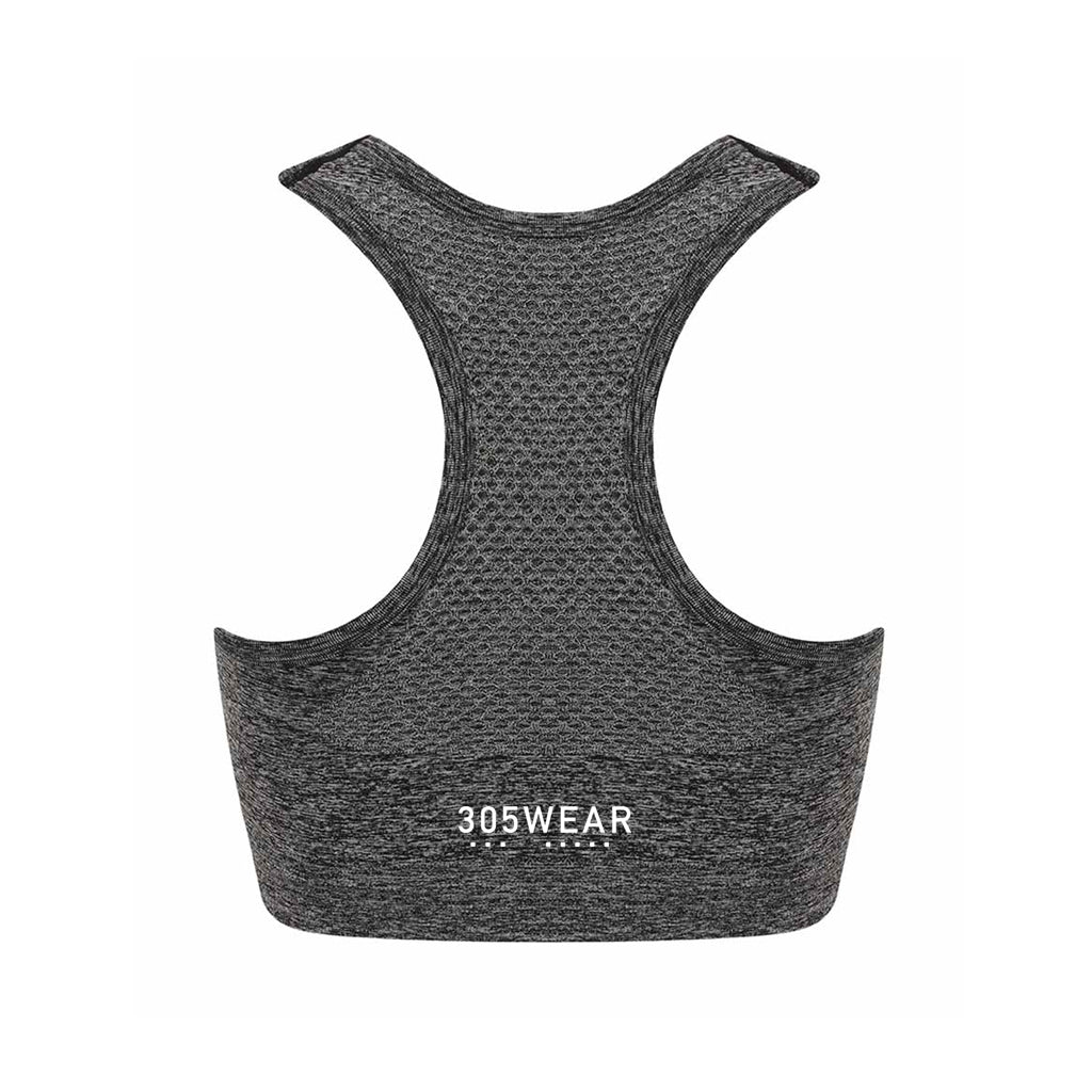 305WEAR Wordmark Fade Seamless Sports Womens Bra