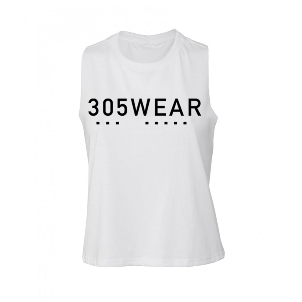 305WEAR Wordmark Icon Pure Cropped Womens Tank