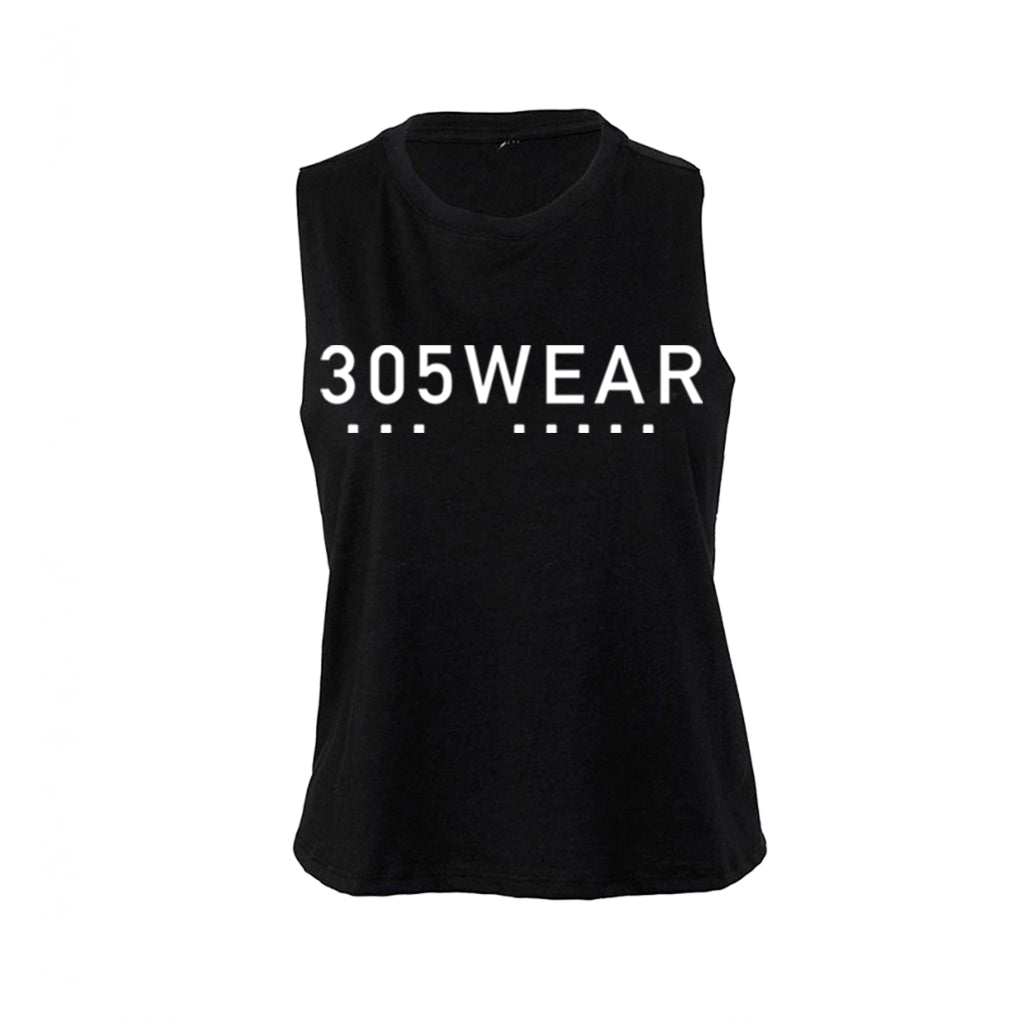 305WEAR Wordmark Icon Pure Cropped Womens Tank