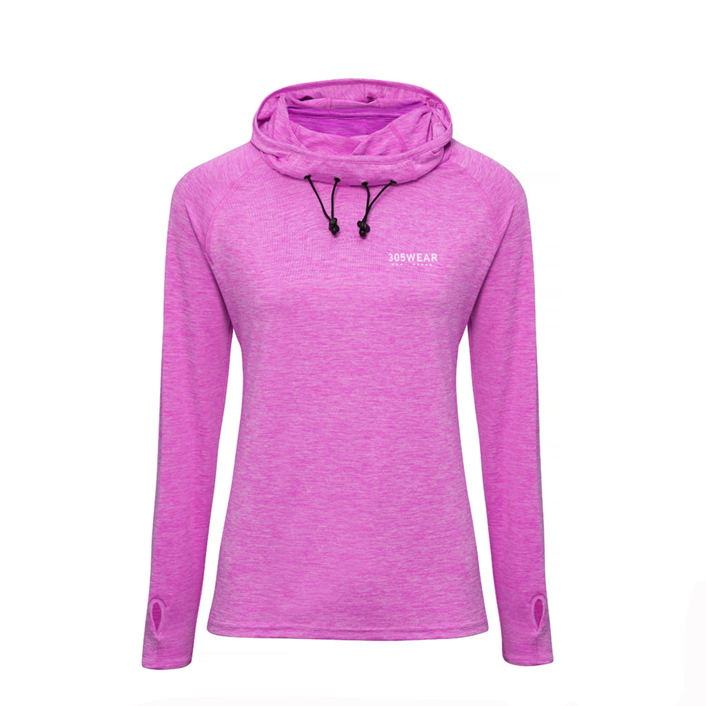 305WEAR Wordmark Performance Lite Womens Cowl Neck Hoody