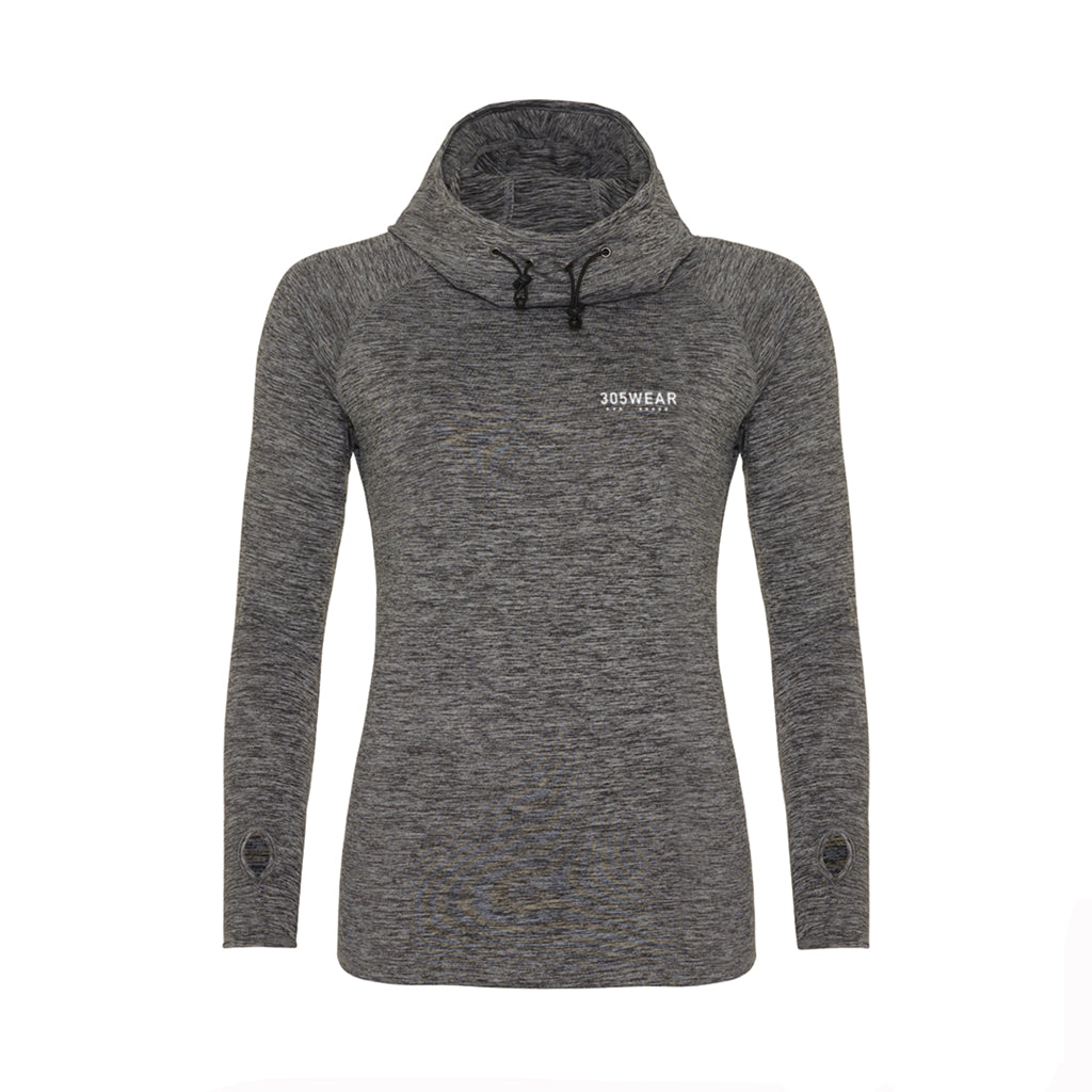 305WEAR Wordmark Performance Lite Womens Cowl Neck Hoody