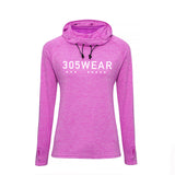 305WEAR Wordmark Icon Performance Lite Womens Cowl Neck Hoody