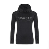 305WEAR Wordmark Icon Performance Lite Womens Cowl Neck Hoody