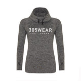 305WEAR Wordmark Icon Performance Lite Womens Cowl Neck Hoody