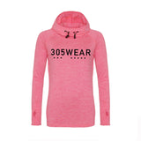 305WEAR Wordmark Icon Performance Lite Womens Cowl Neck Hoody