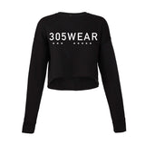 305WEAR Wordmark Icon Pure Fleece Cropped Sweatshirt