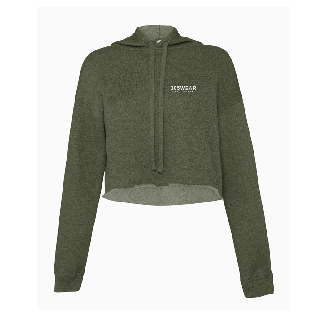 305WEAR Wordmark Pure Fleece Cropped Hoody