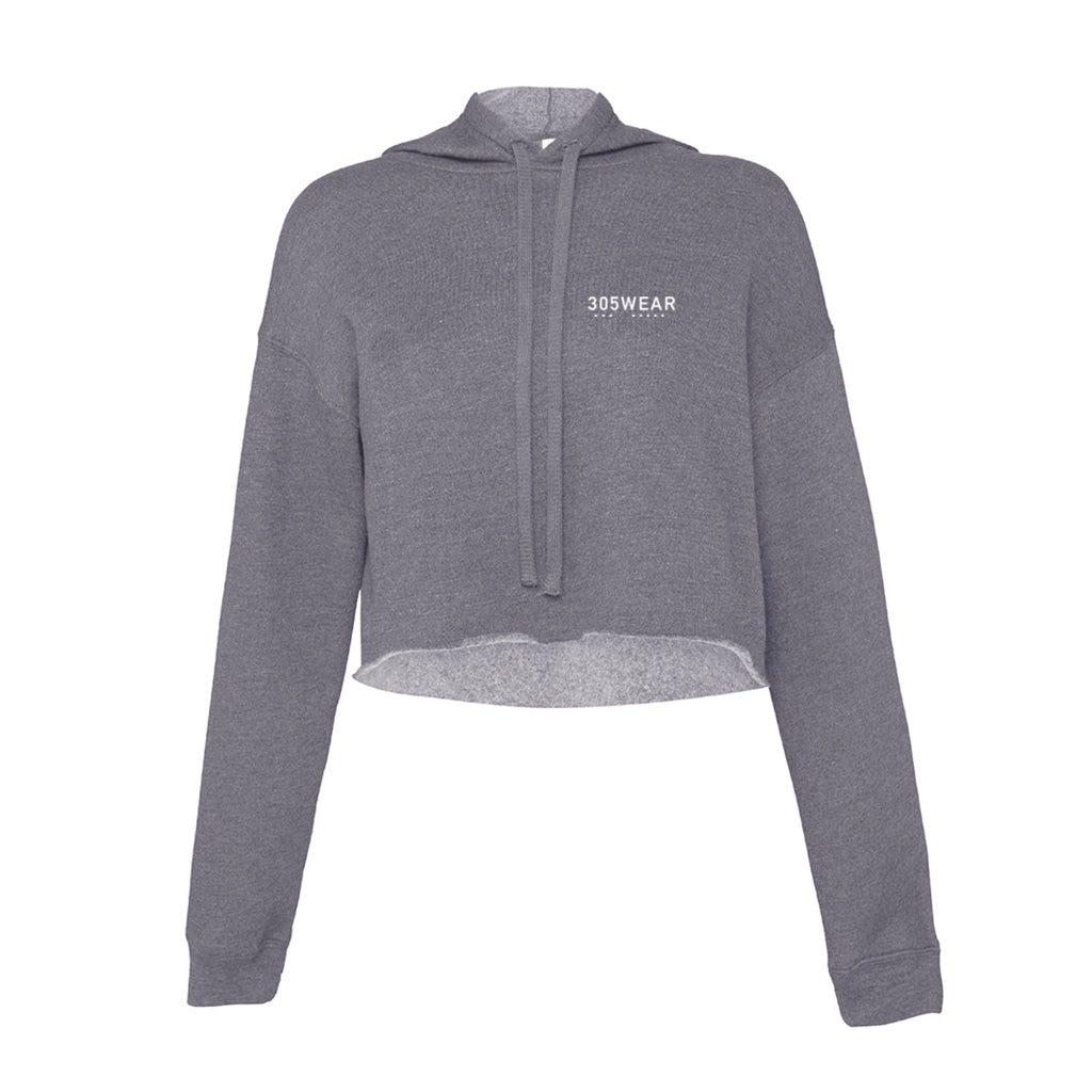 305WEAR Wordmark Pure Fleece Cropped Hoody